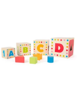 Small Foot Stapelkubus "ABC" - Vanaf 12 Maanden -Gstar Kleding Winkel small foot stapelkubus abc vanaf 12 maanden 2