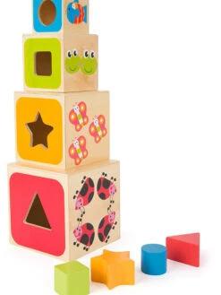 Small Foot Stapelkubus "ABC" - Vanaf 12 Maanden -Gstar Kleding Winkel small foot stapelkubus abc vanaf 12 maanden 3