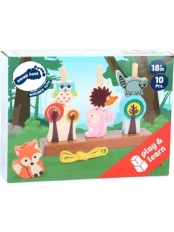 Small Foot Steekspel "Bosdieren" - Vanaf 18 Maanden -Gstar Kleding Winkel small foot steekspel bosdieren vanaf 18 maanden 2