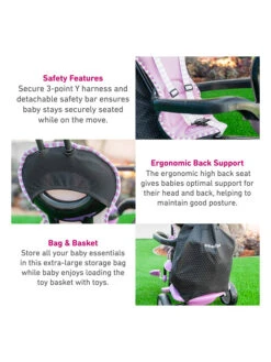 Smartrike Driewieler "Swirl" Zwart/lichtroze - Vanaf 15 Maanden -Gstar Kleding Winkel smartrike driewieler swirl zwart lichtroze vanaf 15 maanden 7