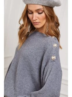 Trui "Burny" Grijs -Gstar Kleding Winkel so cachemire trui burny grijs 3