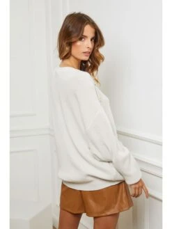 Trui "Cornella" Crème -Gstar Kleding Winkel so cachemire trui cornella creme 2