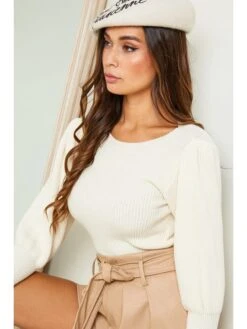 Trui "Derula" Crème -Gstar Kleding Winkel so cachemire trui derula creme 2