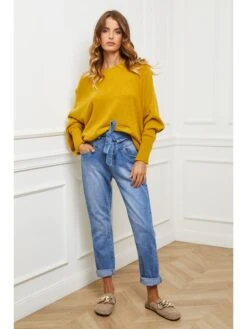 Trui "Egale" Geel -Gstar Kleding Winkel so cachemire trui egale geel 4