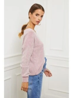 Trui "Fobby" Rosé -Gstar Kleding Winkel so cachemire trui fobby rose 1