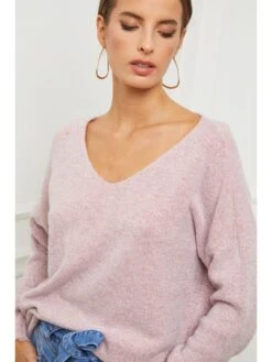 Trui "Fobby" Rosé -Gstar Kleding Winkel so cachemire trui fobby rose 3