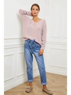 Trui "Fobby" Rosé -Gstar Kleding Winkel so cachemire trui fobby rose 4