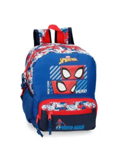 Spiderman Rugzak Blauw - (B)23 X (H)28 X (D)10 Cm