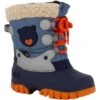 Winterboots "Fabi" Blauw/oranje -Gstar Kleding Winkel spirale winterboots fabi blauw oranje