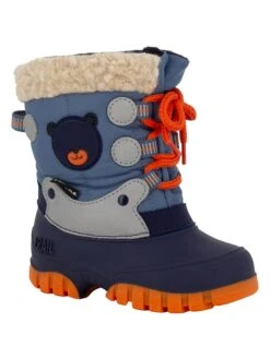 Winterboots "Fabi" Blauw/oranje