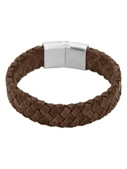 Leren Armband Bruin -Gstar Kleding Winkel steel art leren armband bruin 1