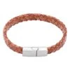 Leren Armband Cognackleurig -Gstar Kleding Winkel steel art leren armband cognackleurig
