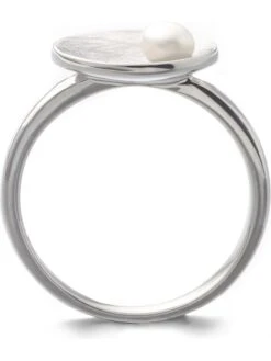 Ring Met Parel -Gstar Kleding Winkel steel art ring met parel 2