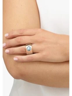 Rosévergulde Ring Met Kristal -Gstar Kleding Winkel steel art rosevergulde ring met kristal 1