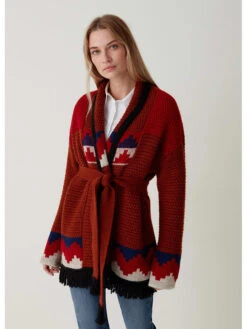 Stefanel Vest Bordeaux