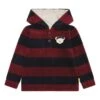 Steiff Fleece Trui Bordeaux/zwart -Gstar Kleding Winkel steiff fleece trui bordeaux zwart