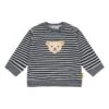 Steiff Sweatshirt Donkerblauw/grijs
