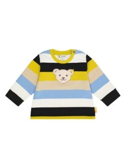 Steiff Sweatshirt Geel/lichtblauw/beige