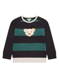 Steiff Sweatshirt Zwart/groen