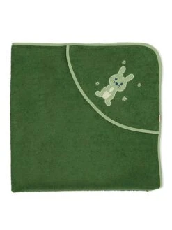Sterntaler Badcape "Kinni" Groen - (L)100 X (B)100 Cm