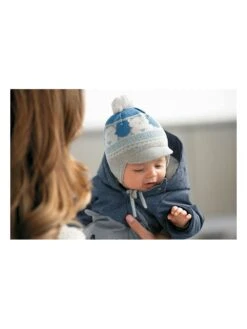 Sterntaler Muts Grijs/blauw -Gstar Kleding Winkel sterntaler muts grijs blauw 1