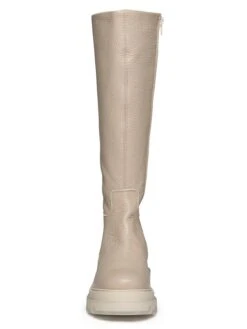 Steve Madden Leren Laarzen "Maddox" Beige -Gstar Kleding Winkel steve madden leren laarzen maddox beige 2