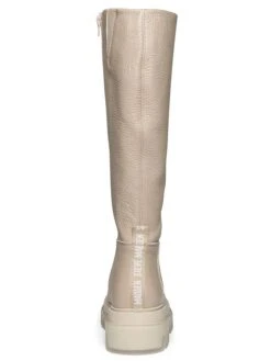 Steve Madden Leren Laarzen "Maddox" Beige -Gstar Kleding Winkel steve madden leren laarzen maddox beige 3