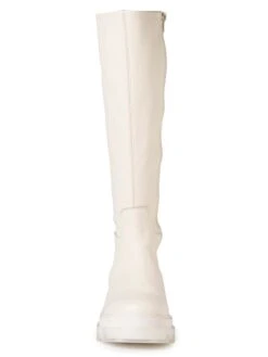 Steve Madden Leren Laarzen "Maddox" Crème -Gstar Kleding Winkel steve madden leren laarzen maddox creme 2