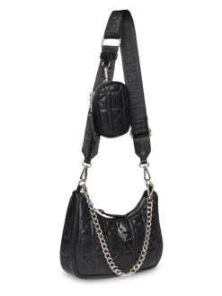 Steve Madden Schoudertas "Bvital-G" Zwart - (B)23 X (H)17 X (D)6 Cm -Gstar Kleding Winkel steve madden schoudertas bvital g zwart b 23 x h 17 x d 6 cm 1