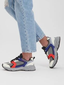 Steve Madden Sneakers "Standout" Grijs/wit/meerkleurig -Gstar Kleding Winkel steve madden sneakers standout grijs wit meerkleurig 8