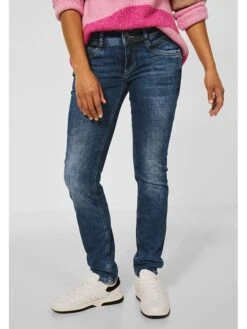 STREET ONE Spijkerbroek "York" - Slim Fit - Blauw