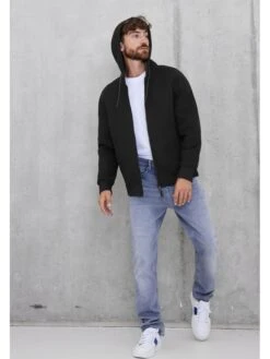 STREET ONE Sweatvest Zwart/grijs -Gstar Kleding Winkel street one sweatvest zwart grijs 2