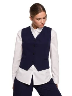 Gilet Donkerblauw