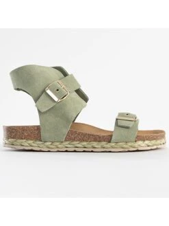 Leren Sandalen "Dooly" Mintgroen -Gstar Kleding Winkel sunbay leren sandalen dooly mintgroen 1