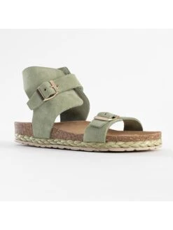 Leren Sandalen "Dooly" Mintgroen -Gstar Kleding Winkel sunbay leren sandalen dooly mintgroen 4