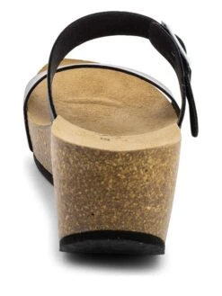 Leren Sleehakslippers "Ana" Zwart -Gstar Kleding Winkel sunbay leren sleehakslippers ana zwart 3