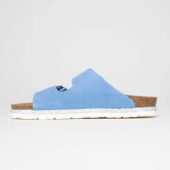 Leren Slippers "Turmero" Lichtblauw -Gstar Kleding Winkel sunbay leren slippers turmero lichtblauw 3