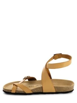 Leren Teenslippers "Sabaneta" Camel -Gstar Kleding Winkel sunbay leren teenslippers sabaneta camel 4