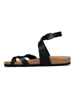 Leren Teenslippers "Sabaneta" Zwart -Gstar Kleding Winkel sunbay leren teenslippers sabaneta zwart 4