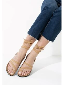 Sandalen "Mendoza" Beige -Gstar Kleding Winkel sunbay sandalen mendoza beige 2