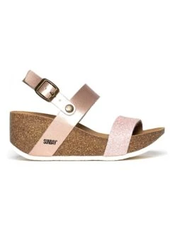 Sleehaksandalen "Hibiscus" Lichtroze -Gstar Kleding Winkel sunbay sleehaksandalen hibiscus lichtroze 2