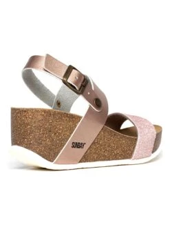 Sleehaksandalen "Hibiscus" Lichtroze -Gstar Kleding Winkel sunbay sleehaksandalen hibiscus lichtroze 3