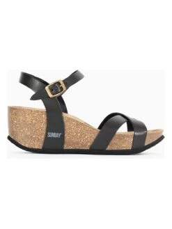 Sleehaksandalen "Pivoine" Zwart -Gstar Kleding Winkel sunbay sleehaksandalen pivoine zwart 1