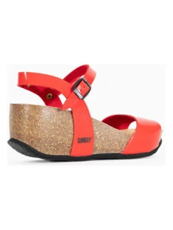 Sleehaksandalen "Yucca" Rood -Gstar Kleding Winkel sunbay sleehaksandalen yucca rood 3