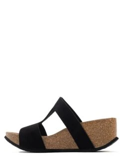 Sleehakslippers "Marigold" Zwart -Gstar Kleding Winkel sunbay sleehakslippers marigold zwart 3