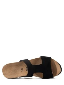 Sleehakslippers "Marigold" Zwart -Gstar Kleding Winkel sunbay sleehakslippers marigold zwart 5