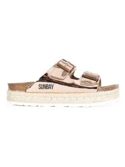 Slippers "Baobab" Rosé -Gstar Kleding Winkel sunbay slippers baobab rose 1