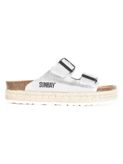 Slippers "Baobab" Zilverkleurig -Gstar Kleding Winkel sunbay slippers baobab zilverkleurig 1