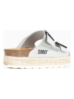 Slippers "Baobab" Zilverkleurig -Gstar Kleding Winkel sunbay slippers baobab zilverkleurig 3