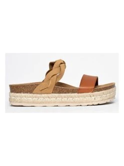 Slippers "Mariara" Lichtbruin -Gstar Kleding Winkel sunbay slippers mariara lichtbruin 1
